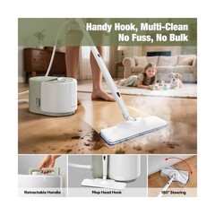 Newbealer Heavy-Duty Steam Cleaner, 5 Bar, Stainless Boiler, 20 Accessories |…
