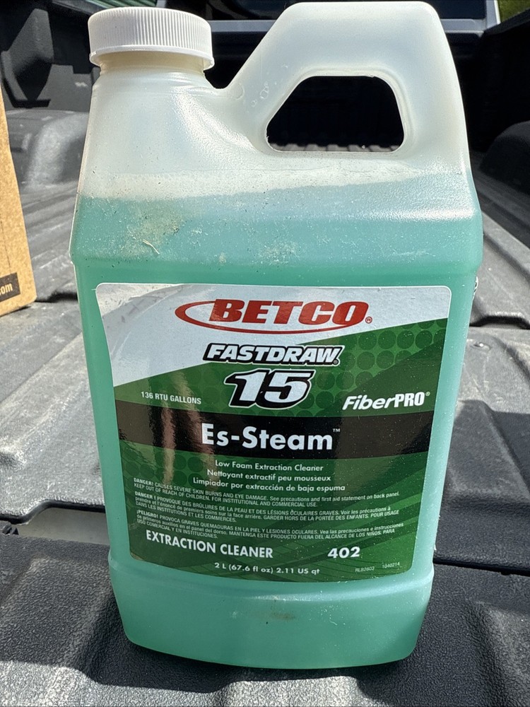BETCO Fastdraw 15 Fiber-Pro Es-Steam **BIG** 2 Liter Extraction Cleaner 402