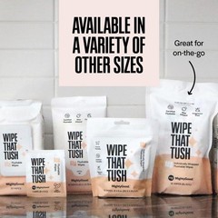 Wipe That Tush On-The-Go Flushable Wipes – 1 30 Count (Pack of 1), White