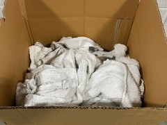 White Terry Wiping Rags & Multi-purpose Cleaning Painter Towels 25 LBS / Box