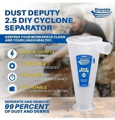 Dust Deputy 2.5 DIY Cyclone Separator,FRREE SHIPPING 💕