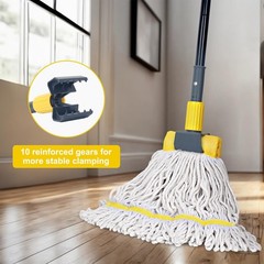 KeFanta Metal Mop Handle Commercial Heavy Duty,58″ Industrial Mop Stick with …