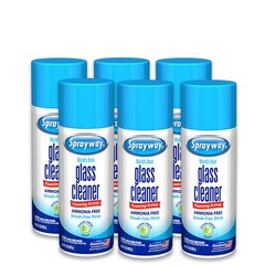 Sprayway Glass Cleaner Foaming Aerosol Spray, 15oz, Pack 15 Ounce (Pack of 1)