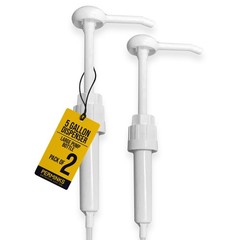 5 Gallon Pump Dispenser – for 5 Bucket, Jug, 2-Pack, White