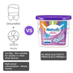 NATRUTH Moisture Absorbers With Lavender Scent,12.5OZ*6-Pack standard, Purple