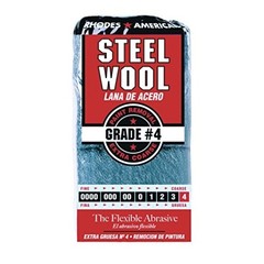 Homax 10121116 Steel Wool Pads #4 12pk (pack Of 6)