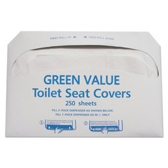 GEN GVTSC5000 14.75″ x 16.5″ Half-Fold Toilet Seat Covers – White (5000/CT) New