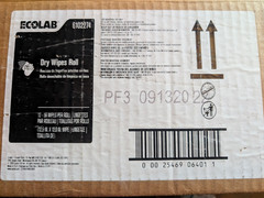 Ecolab 6102274 disposable dry Wipes 12 rolls