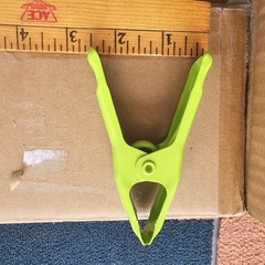 (100) Jt Eaton 1” Fumigation Clip w/ Safe-TEE Neon Green Powder Coating Å4c
