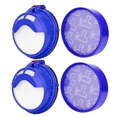 Goodsby 4 Pack Replacement Pre-Motor Filter & Post Motor HEPA Set # 2