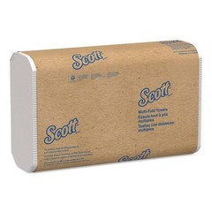 Scott 37490 8″ x 9.4″ 1-Ply Multi-Fold Towels – White (16/CT) New