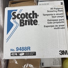 Scotch-Brite 5.25 All-Purpose Scouring Pad 9488r- Blue (40/Carton) New
