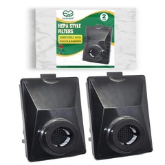 EZ SPARES Compatible With Rainbow E2 HEPA Style Filters for 2pack