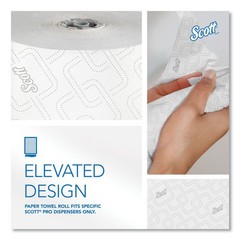 Scott 25703 1,150′ 1-Ply Paper Towel Rolls – Gray Core/White (6/CT) New