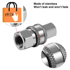 4 Sets NPT 3/8 Inch Stainless Steel Male and Inch, Internal Thread
