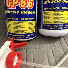 LOT OF 2 – GP66 MIRACLE CLEANER & DEGREASER CONCENTRATED 32OZ 1 QT SPRAY BOTTLES