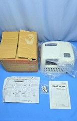 FASTDRY Automatic Hand Dryer HK 1800PA 120V/110V White Commercial Sanitary