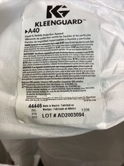 30ct Kleenguard A40 44446 3XL PPW , White , Lab Coats.unisex.
