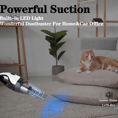 BZY Handheld Vacuum Cleaner Cordless Rechargeable 17500Pa Strong Suction Smal…