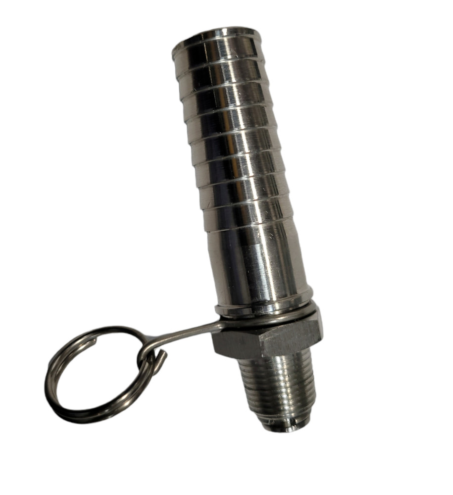 Wash Gun Swivel Connector Water Hose Shank Down Spray Fitting Barbed 3/4″-3/8″