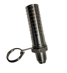 Wash Gun Swivel Connector Water Hose Shank Down Spray Fitting Barbed 3/4″-3/8″