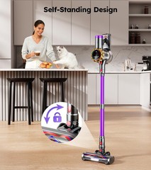Oifyem Cordless Vacuum Cleanerupgraded 550W 45Kpa 60Mins Vacuum Cleaners For