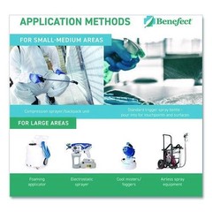 Benefect Botanical Decon 30 Disinfectant Cleaner, Lemon & Thyme Scent, 4/Pack