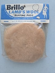 Vintage Brillo Lambs Wool Buffing Pads For Shetland Floor Machines Only – New