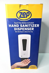 Hand Sanitizer Dispenser Touch Free Motion Activated 2500ml Zep New Open Box