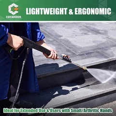 3600 PSI Pressure Washer Gun with Extension Wand Nozzle Holder 5 Spray Tips