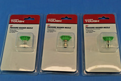 (LOT OF 3) Hyper Tough 25 ° Nozzle Fit Most Electric & Gas Pressure Washer 1/4″