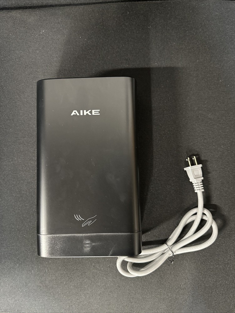 AIKE ADA Compliant Hand Dryer Surface Mount Hard Wired Design, 110V Black Mod…