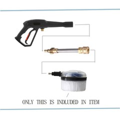 TUHUT 1/4” Rotary Wash Brush for Pressure Washers Washer