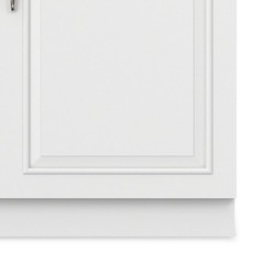 Darwin 46-inch Utility Sink & Cabinet in Pure White