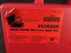 FYTERTECH Spilfyter Grab & Go MERCSORB Laboratory Mercury Spill Kit 520250