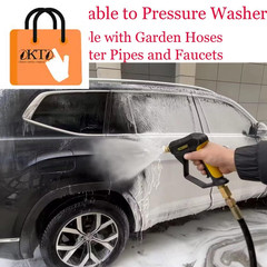 X-887 High Pressure Washer Gun with Foam Cannon 2 Adapter 13.78 inches