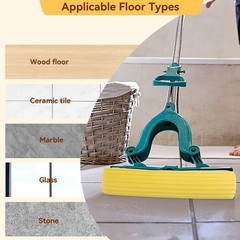 Sponge Mops for Floor 29 * 5.5 * 4.5cm / 11.4 * 2.16 * 1.77in, Yellow