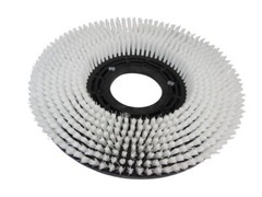 Scrubbing Brush – Hard Handle Floormatic 451 BS with 1 Plate – Poly 1.0 Smooth White