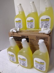 6pk Case Ecolab Virus Killer Peroxide Spray Surface Cleaner Disinfectant 32oz ea