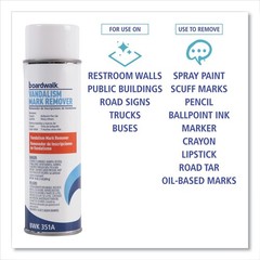 Boardwalk 351ACT 15 oz Aerosol Spray Vandalism Mark Remover (12/CT) New