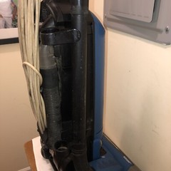 Powr-Flite Wide Track Bagless Upright HEPA Vacuum – 1-Gallon, Model# PF82HF