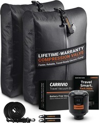 Vacuum Seal Bags for Clothing Travel – Lifetime Valve Warranty, Waterproof –