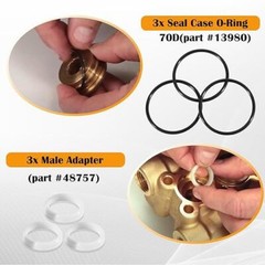 34262 Seals Rebuild Kit Fits Cat Pump 66DX 6DX Pressure Washer Pump 6DX35G1I