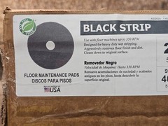 (QTY 5) Americo 400120 Stripping Pads Circular Disc , 20″ Diameter Black