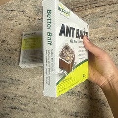Two Pack RESCUE! Ant Baits for Indoor, (8 Bait Stations Total)