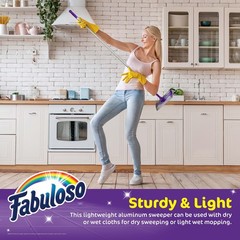 Fabuloso Dry and Wet Sweeper with Bonus 12 One Size (Pack of 1), Purple