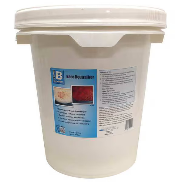 Manufacturer Varies Base Neutralizer,5 gal.,Pail,Granular BASEPAIL Manufacturer