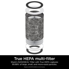 Shark Air Purifier Anti-Allergen True HEPA Filter with Fumes Lock, Compatible…