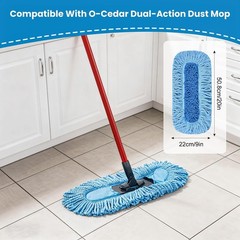 3 Pack Dust Mop Replacement Head for O-Cedar Dual-Action Dust Mop Pads Refill…