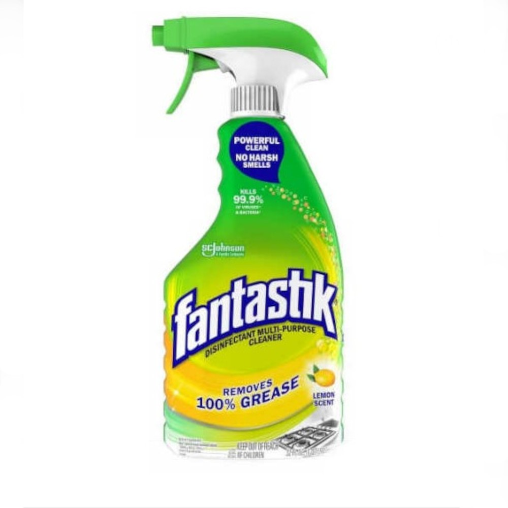 SC Johnson 562780 Fantastik Scrubbing Bubbles Lemon; 32 Fl Oz, 8 Per